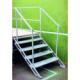 Escalier galvanisé larg. 1010 mm (intérieur)