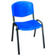 Chaise empilable OBÉRON en polyéthylène ou bois