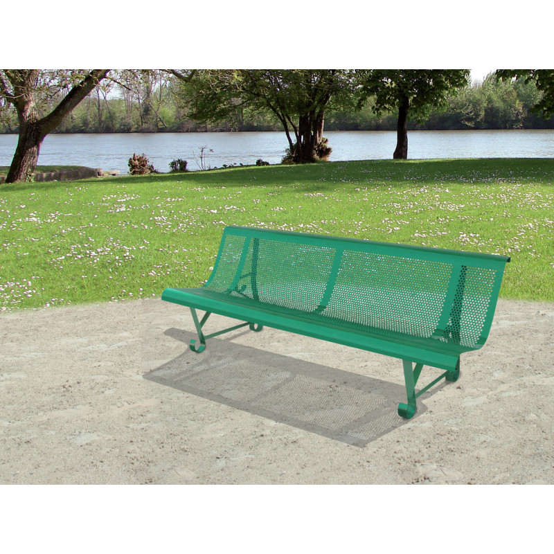 Banc 2 pieds RAL 6005