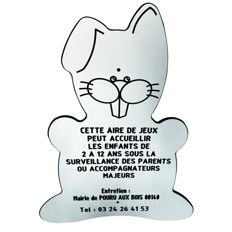 Panneau information aire de jeux