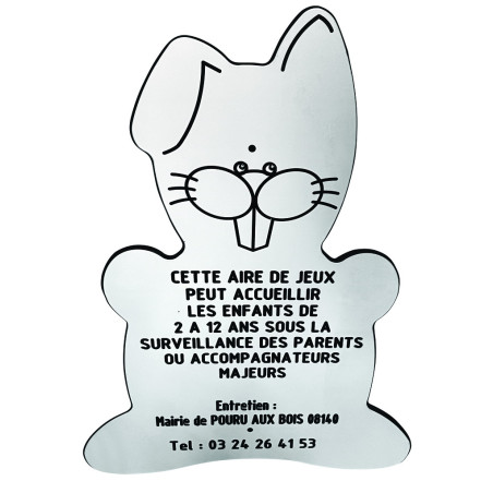 Panneau information aire de jeux
