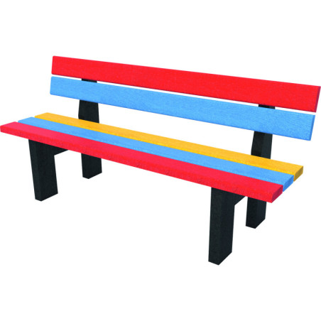 Banc enfants plastique recyclé JUNIOR