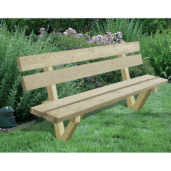 2 bancs publics bois CENTAURI