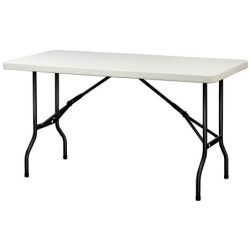 5 tables polyéthylène...