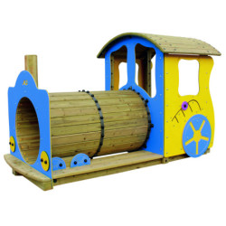 Structure de jeux bois LE TRAIN EXPRESS