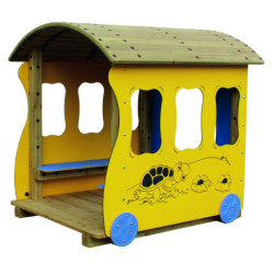 Structure de jeux bois LE TRAIN EXPRESS