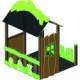 Cabane enfant extérieur pour collectivité MISSISSIPPI