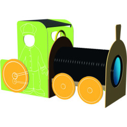 Jeu d'extérieur en bois LE TRAIN LOISIRS
