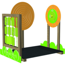 Jeu d'extérieur en bois LE TRAIN LOISIRS