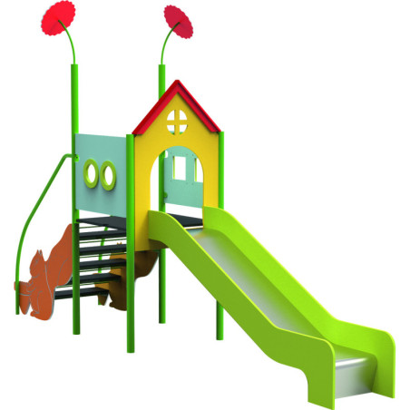 Toboggan aire de jeux LA MAISONNETTE