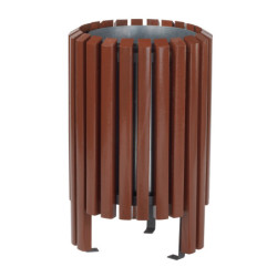 3 poubelles bois EUDOXE