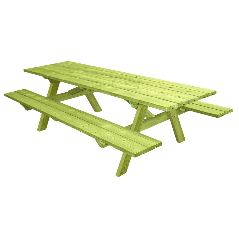 5 tables pique nique bois BORÉALIS