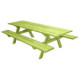 5 tables pique nique bois BORÉALIS