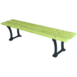 2 banquettes extérieures en...