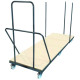 10 tables polypro APOLLONIA + 1 chariot