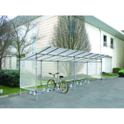 MODULE INITIAL+ MODULE COMPLÉMENTAIRE+ BARDAGES LATÉRAUX + BARDAGE DE FOND+ SUPPORT VÉLO