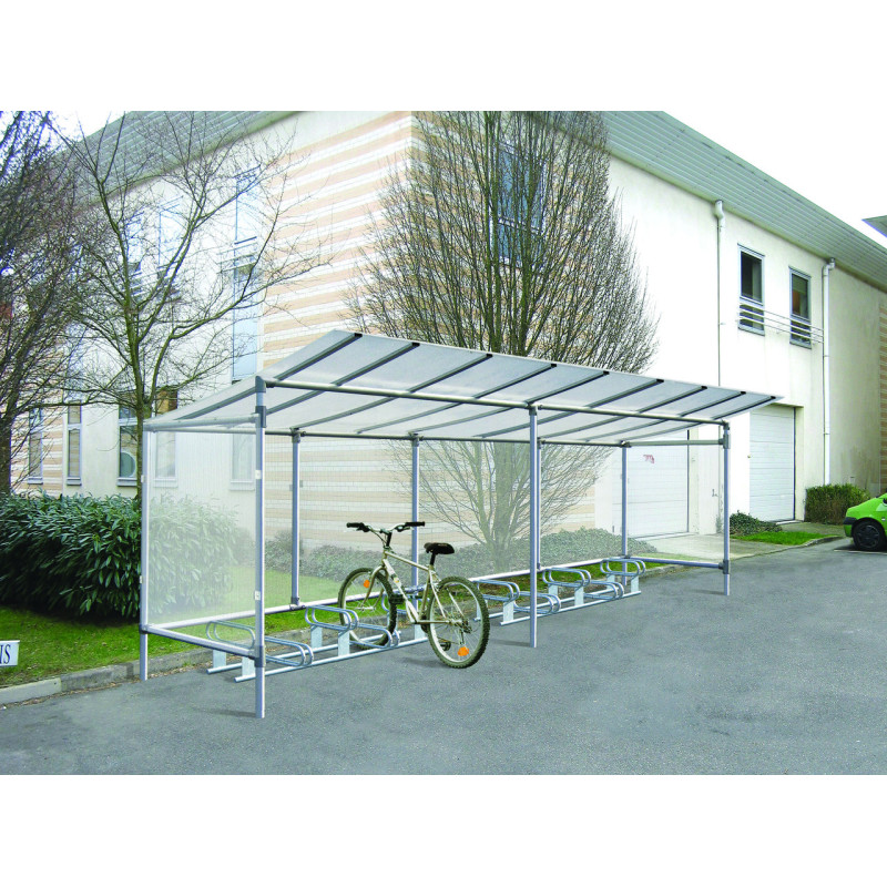 MODULE INITIAL+ MODULE COMPLÉMENTAIRE+ BARDAGES LATÉRAUX + BARDAGE DE FOND+ SUPPORT VÉLO