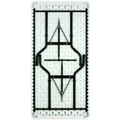 Table polypro pliante APOLLONIA rectangulaire