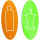 Poubelle double en bois DUO