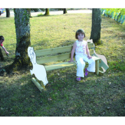 Banc + figurine