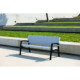 2 bancs DHALIM ÉCO + 1 corbeille SIDI URBAN