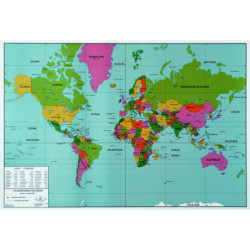 Carte planisphère