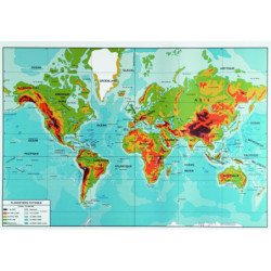 Carte planisphère