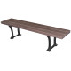 2 banquettes lames recyclées ACRUX