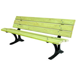 4 bancs publics bois MERAK...