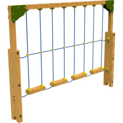 Avec barres en bois