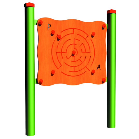 Panneau ludique SENSORIEL LABYRINTHE