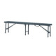 Table et banc pliants polyéthylène anthracite MIST