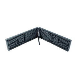 Table et banc pliants polyéthylène anthracite MIST