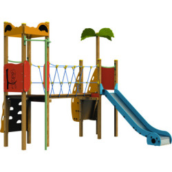 Structure toboggan ÎLE AU...