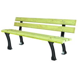 Banc 5 lames 4 pieds