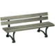 Banc et banquette lames recyclées ACRUX