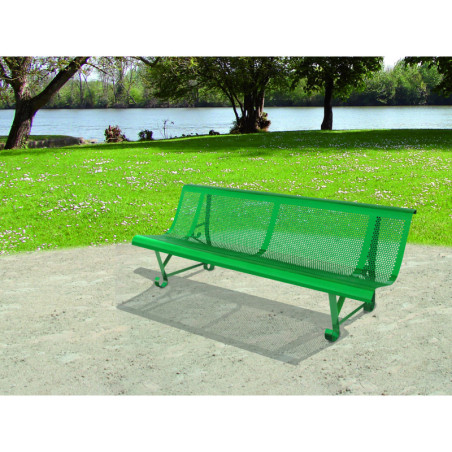 Banc 2 pieds RAL 6005 Banc 2 pieds RAL 6005
