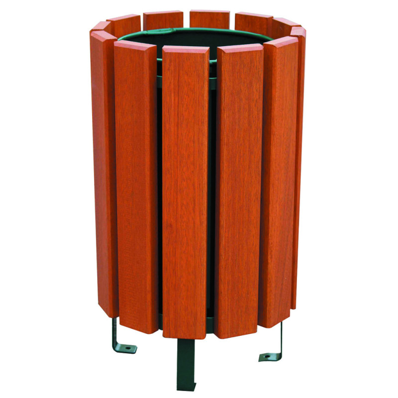 Corbeille de ville bois ANTARES