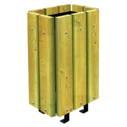 Poubelle en bois...