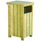 Corbeille de rue en bois SIRIUS