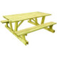 Table en bois d'extérieur KAUS