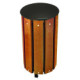 Corbeille de propreté bois VIRGINIS XL