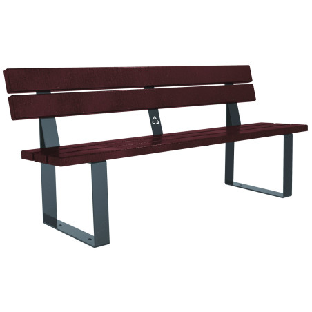 Banc et banquette en plastique recyclé RIGA