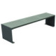 Banc métallique sans dossier CUBE