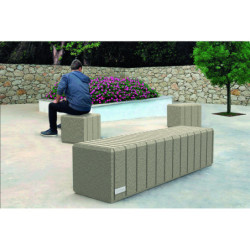 2 banquettes polyéthylène JAYA