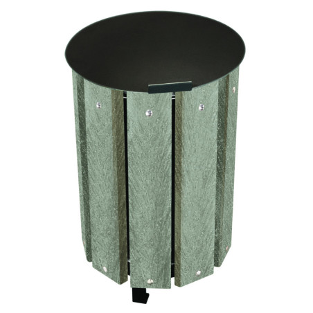 2 corbeilles plastique recyclé LYRAÉ