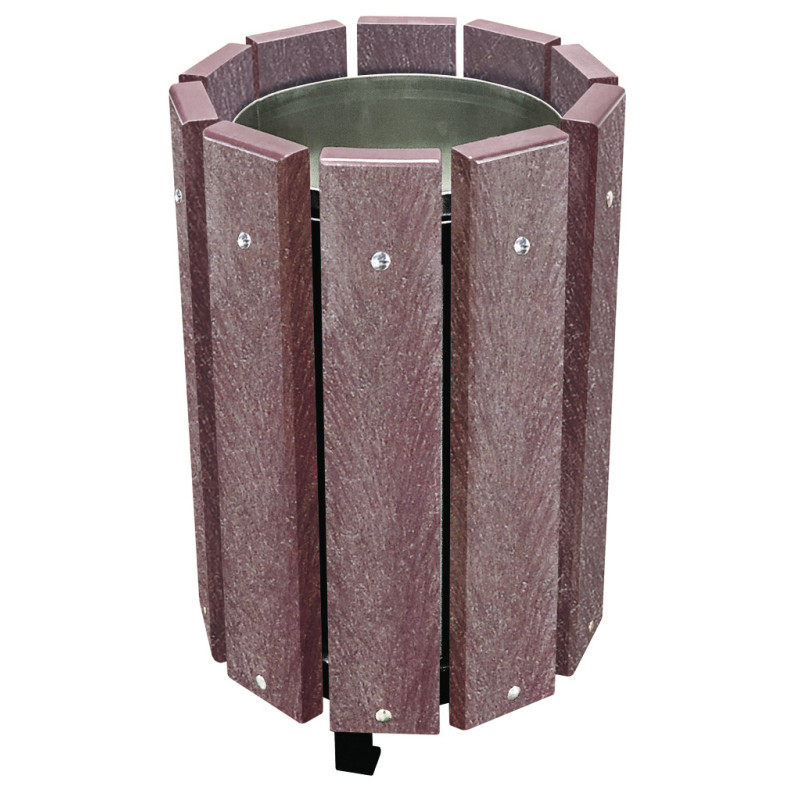 5 corbeilles de ville plastique recyclé LYRAÉ