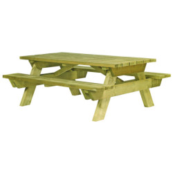 1 table pique-nique bois...